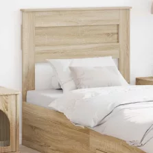 vidaXL Fejtámla fejtámlával Sonoma tölgy 90 cm Faanyag