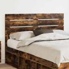   vidaXL Fejtámla fejtámlával Füstölt tölgy 150 cm Faanyag