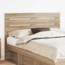vidaXL Fejtámla fejtámlával Sonoma tölgy 140 cm Faanyag