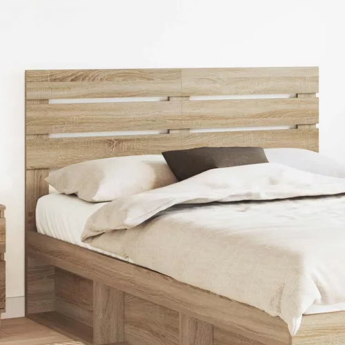 vidaXL Fejtámla fejtámlával Sonoma tölgy 140 cm Faanyag