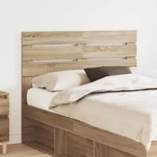 vidaXL Fejtámla fejtámlával Sonoma tölgy 135 cm Faanyag