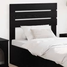 vidaXL Fejtámla fejtámlával Fekete tölgy 100 cm Faanyag