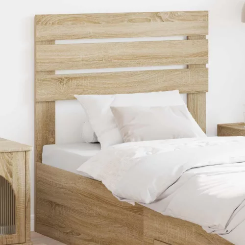 vidaXL Fejtámla fejtámlával Sonoma tölgy 80 cm Faanyag