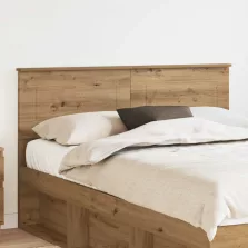 vidaXL Fejtámla fejtámlával Artisan tölgy 160 cm Faanyag