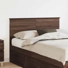 vidaXL Fejtámla fejtámlával Barna Tölgy 120 cm Faanyag