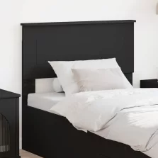 vidaXL Fejtámla fejtámlával Fekete tölgy 100 cm Faanyag