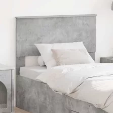 vidaXL Fejtámla fejtámlával Beton Szürke 90 cm Faanyag