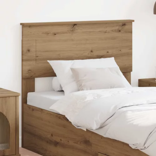 vidaXL Fejtámla fejtámlával Artisan tölgy 80 cm Faanyag