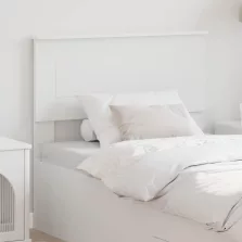 vidaXL Fejtámla fejtámlával Fehér 75 cm Faanyag