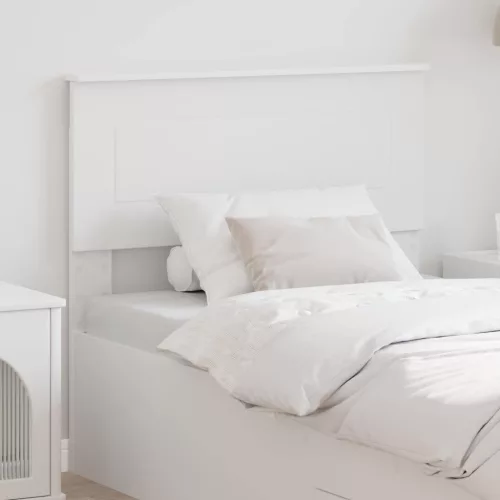vidaXL Fejtámla fejtámlával Fehér 75 cm Faanyag