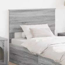 vidaXL Fejtámla fejtámlával Szürke Sonoma 75 cm Faanyag