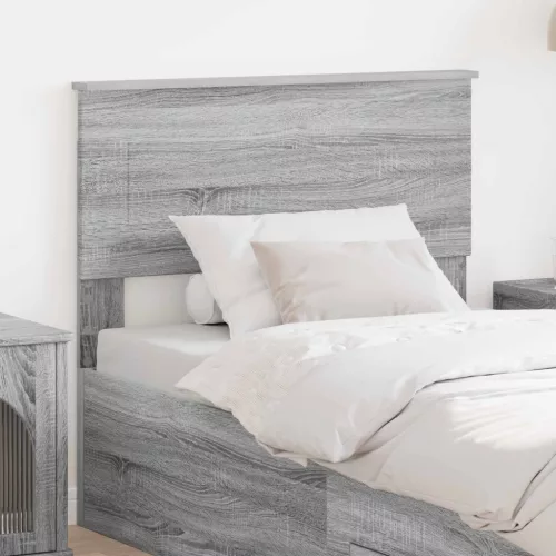 vidaXL Fejtámla fejtámlával Szürke Sonoma 75 cm Faanyag