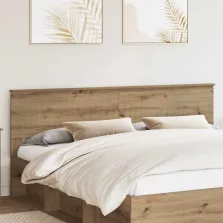 vidaXL Fejtámla fejtámlával Artisan tölgy 200 cm Faanyag