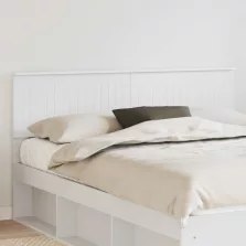 vidaXL Fejtámla fejtámlával Fehér 160 cm Faanyag