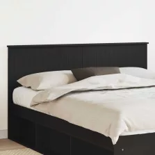 vidaXL Fejtámla fejtámlával Fekete tölgy 160 cm Faanyag