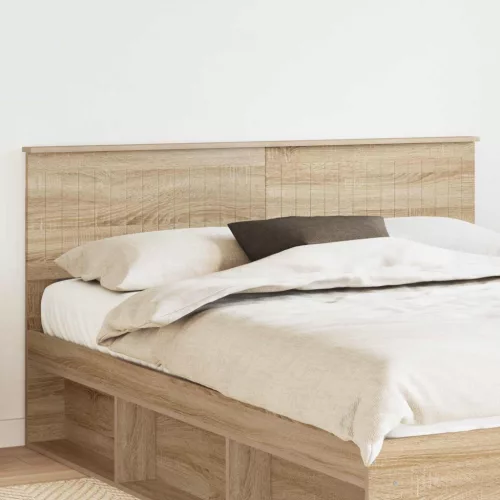 vidaXL Fejtámla fejtámlával Sonoma tölgy 160 cm Faanyag