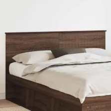 vidaXL Fejtámla fejtámlával Barna Tölgy 160 cm Faanyag