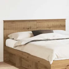vidaXL Fejtámla fejtámlával Artisan tölgy 160 cm Faanyag