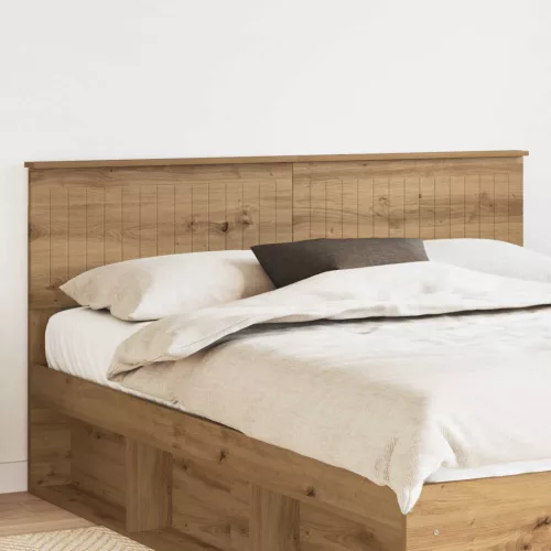 vidaXL Fejtámla fejtámlával Artisan tölgy 160 cm Faanyag