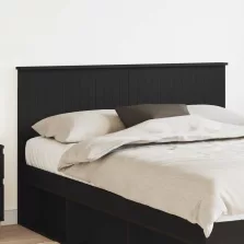 vidaXL Fejtámla fejtámlával Fekete tölgy 140 cm Faanyag