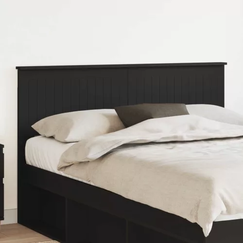 vidaXL Fejtámla fejtámlával Fekete tölgy 140 cm Faanyag