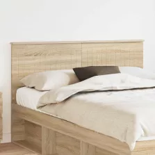 vidaXL Fejtámla fejtámlával Sonoma tölgy 140 cm Faanyag