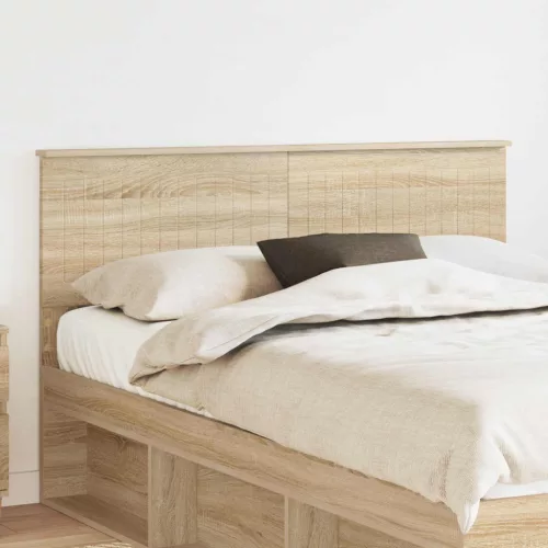 vidaXL Fejtámla fejtámlával Sonoma tölgy 140 cm Faanyag
