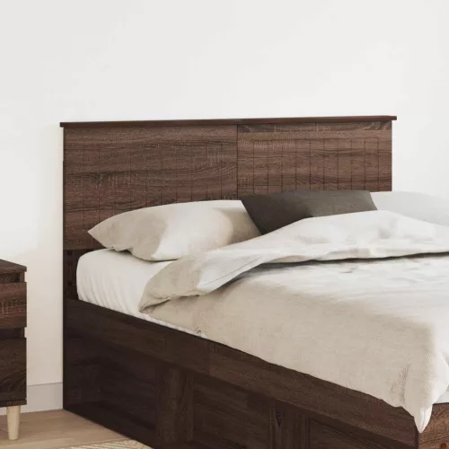 vidaXL Fejtámla fejtámlával Barna Tölgy 140 cm Faanyag