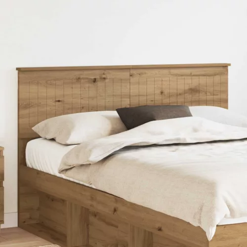 vidaXL Fejtámla fejtámlával Artisan tölgy 140 cm Faanyag