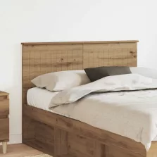 vidaXL Fejtámla fejtámlával Artisan tölgy 120 cm Faanyag