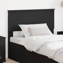 vidaXL Fejtámla fejtámlával Fekete tölgy 100 cm Faanyag