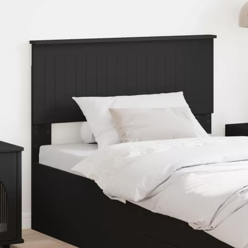 vidaXL Fejtámla fejtámlával Fekete tölgy 100 cm Faanyag