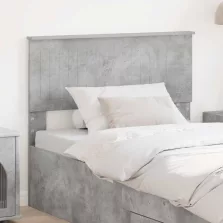 vidaXL Fejtámla fejtámlával Beton Szürke 100 cm Faanyag