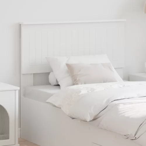 vidaXL Fejtámla fejtámlával Fehér 90 cm Faanyag