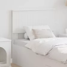 vidaXL Fejtámla fejtámlával Fehér 80 cm Faanyag