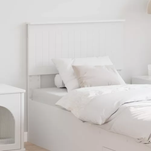 vidaXL Fejtámla fejtámlával Fehér 80 cm Faanyag