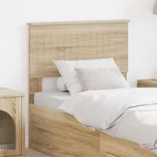 vidaXL Fejtámla fejtámlával Sonoma tölgy 80 cm Faanyag
