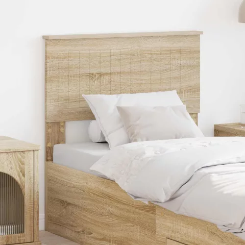 vidaXL Fejtámla fejtámlával Sonoma tölgy 80 cm Faanyag