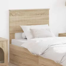 vidaXL Fejtámla fejtámlával Sonoma tölgy 75 cm Faanyag