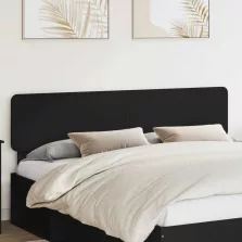 vidaXL Fejtámla fejtámlával Fekete tölgy 200 cm Faanyag