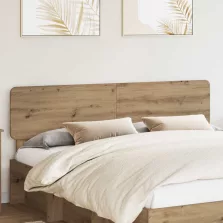 vidaXL Fejtámla fejtámlával Artisan tölgy 200 cm Faanyag