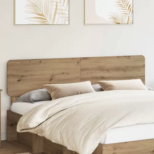 vidaXL Fejtámla fejtámlával Artisan tölgy 200 cm Faanyag