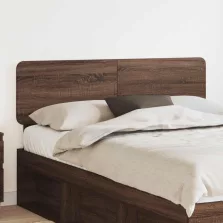 vidaXL Fejtámla fejtámlával Barna Tölgy 160 cm Faanyag