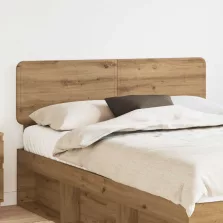 vidaXL Fejtámla fejtámlával Artisan tölgy 160 cm Faanyag