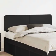 vidaXL Fejtámla fejtámlával Fekete tölgy 140 cm Faanyag