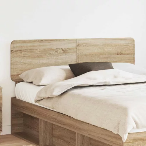 vidaXL Fejtámla fejtámlával Sonoma tölgy 140 cm Faanyag