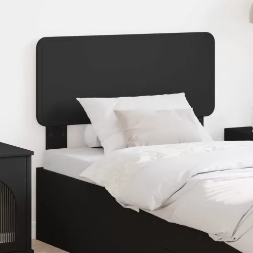 vidaXL Fejtámla fejtámlával Fekete tölgy 90 cm Faanyag