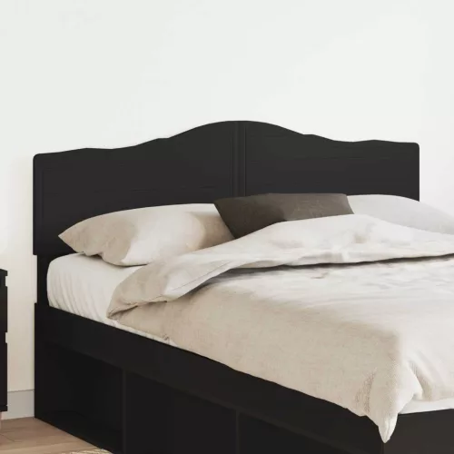 vidaXL Fejtámla fejtámlával Fekete tölgy 140 cm Faanyag