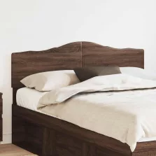 vidaXL Fejtámla fejtámlával Barna Tölgy 140 cm Faanyag