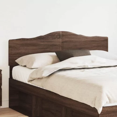 vidaXL Fejtámla fejtámlával Barna Tölgy 140 cm Faanyag